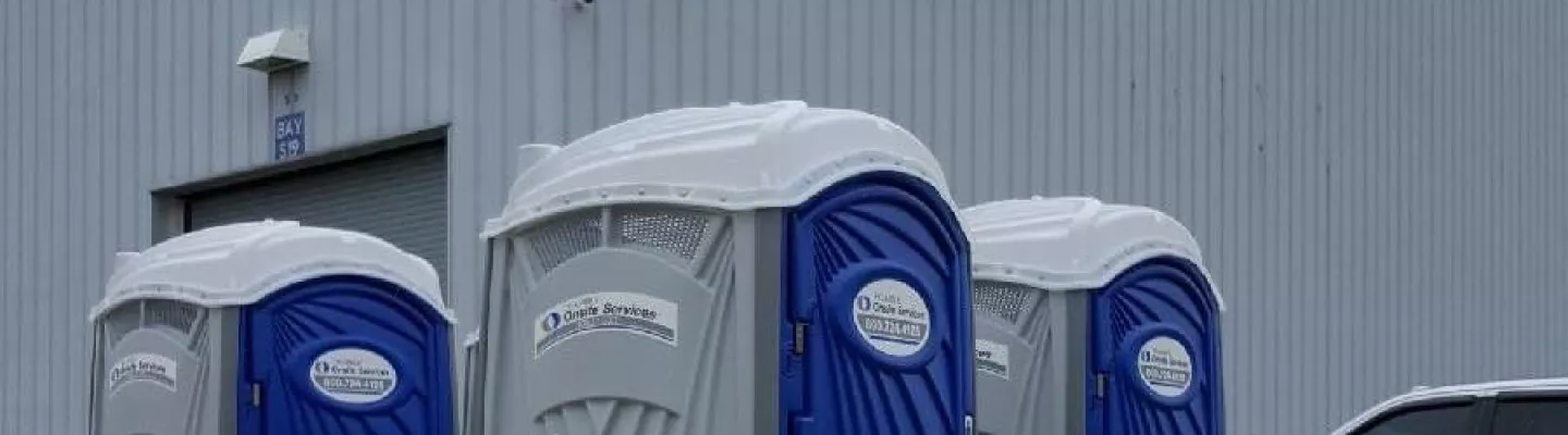 Porta Potties in UR Branch Lot