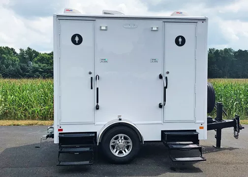portable restroom trailer