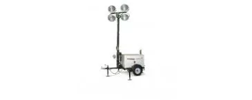 Towable Light Tower with 6kW Generator, 4,200W, Vertical Mast, Diesel