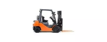 Warehouse Forklift Orange
