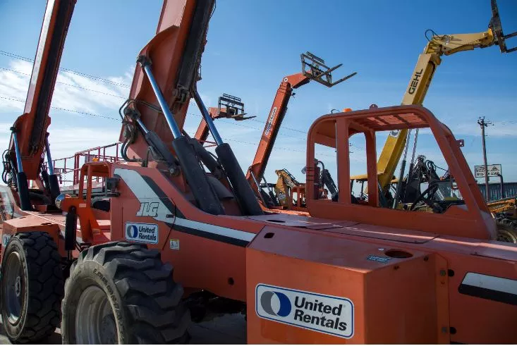 forklifts in yard