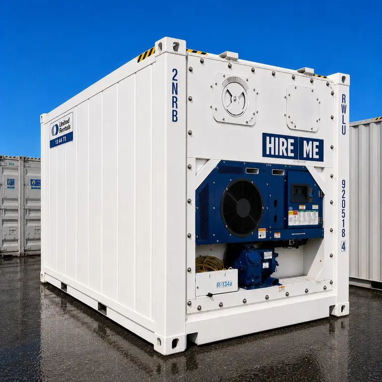 20ft high cube pallet-wide refrigerated shipping container for cold storage hire