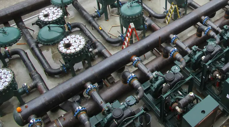 Mechanical flushing jobsite