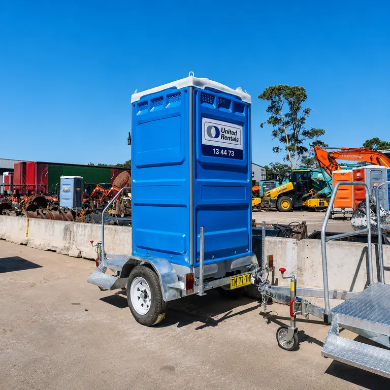 Trailer Mounted Portable Toilet