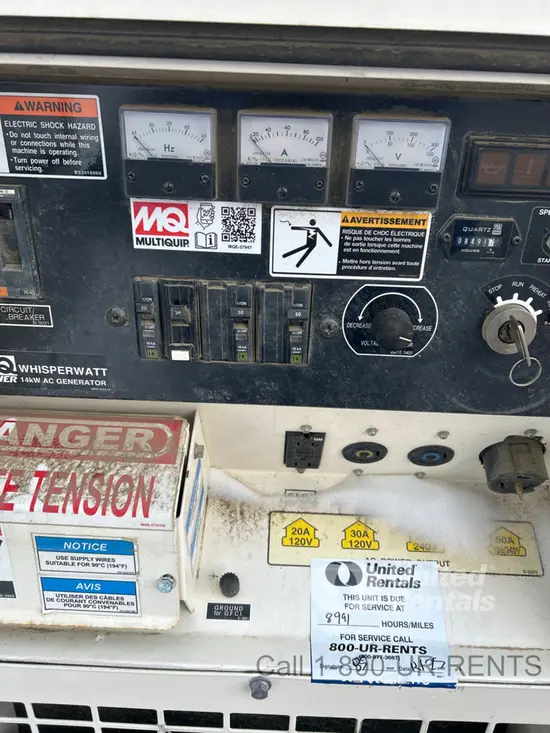 2022 Multiquip DCA15SPXU4F Diesel Generator