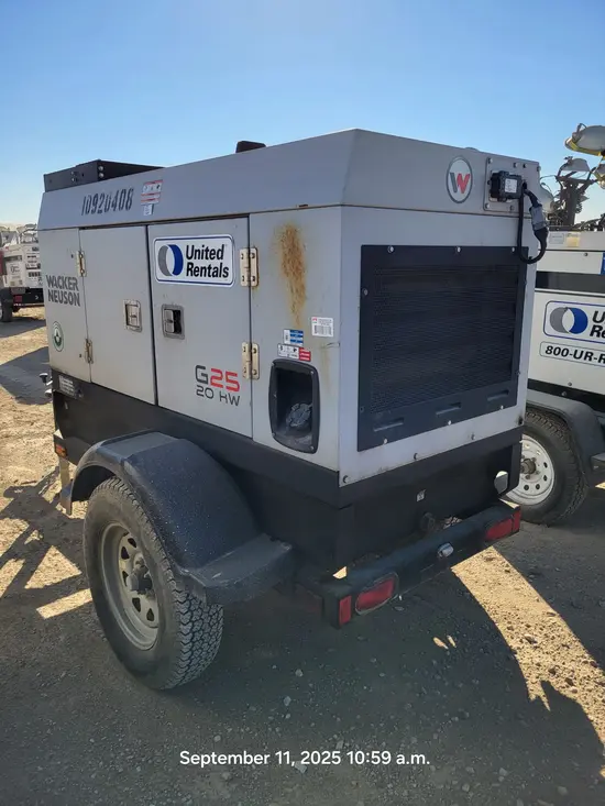 2019 Wacker Neuson G 25 Diesel Generator