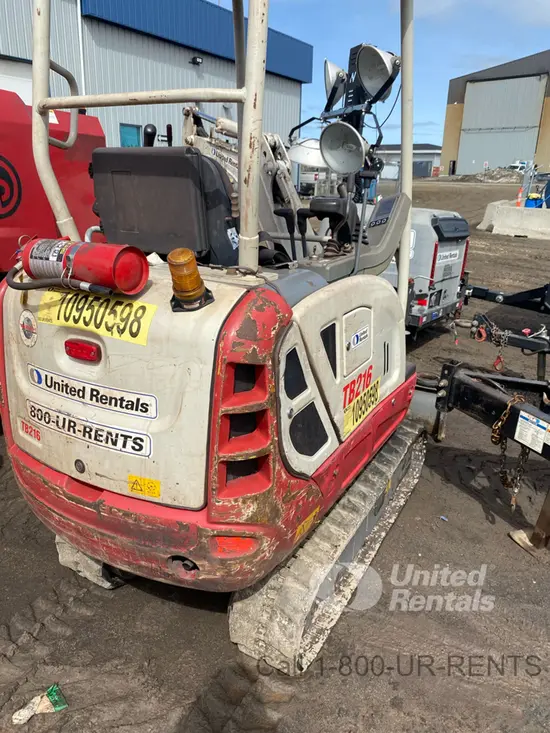 2019 Takeuchi TB216 Mini Excavator