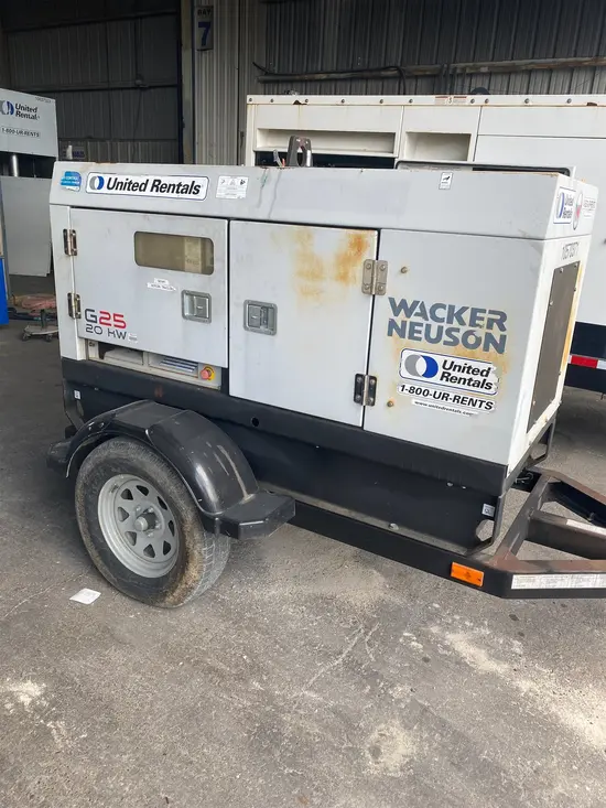 2017 Wacker Neuson G25 T4F Diesel Generator