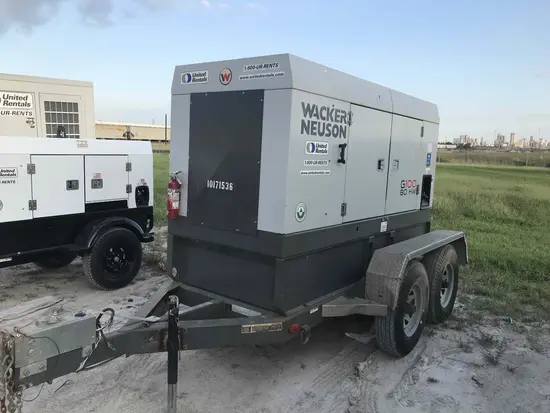 2013 Wacker Neuson G 100 Diesel Generator