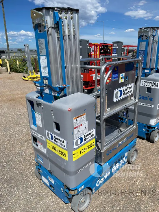 2018 Genie GR-20 Self-Propelled One-Person Lift