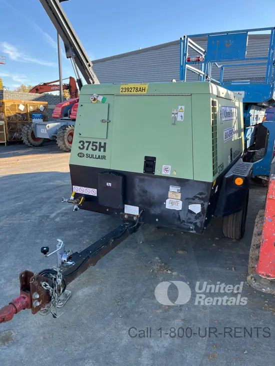 2019 Sullair 375H DPQ-JD3 Air Compressor