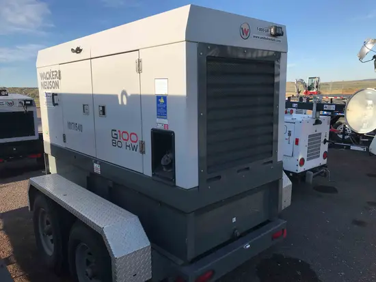2013 Wacker Neuson G 100 Diesel Generator