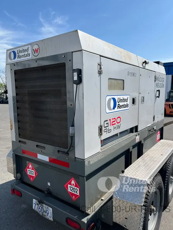 2016 Wacker Neuson G 120 Diesel Generator