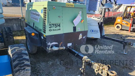 2019 Sullair 375H DPQ-JD3 Air Compressor
