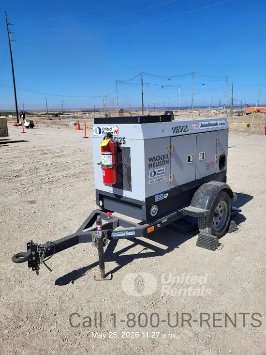 2021 Wacker Neuson G25 T4F Diesel Generator