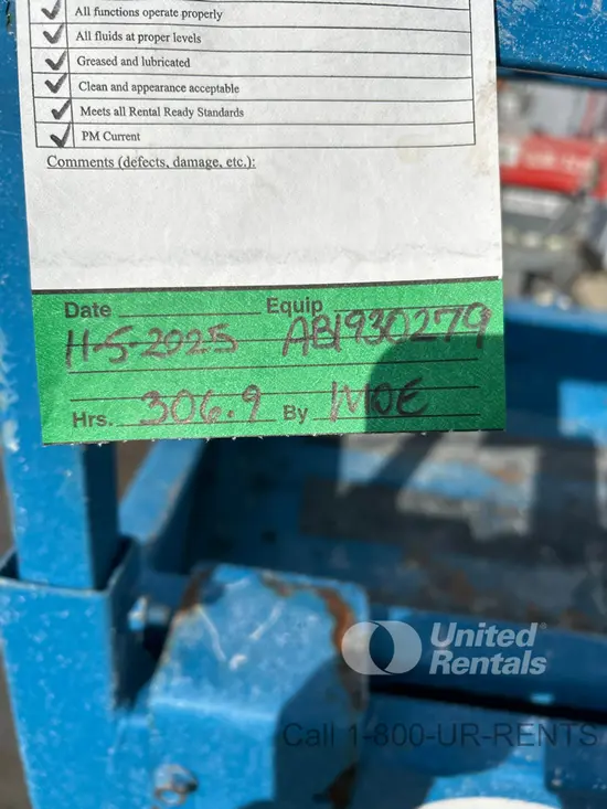 2018 Genie GS-1930 Scissor Lift