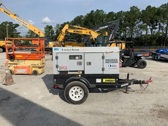 2017 Wacker Neuson G25 T4F Diesel Generator