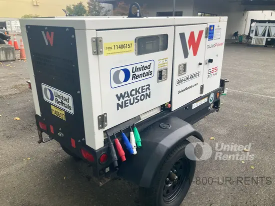 2022 Wacker Neuson G25 T4F Diesel Generator