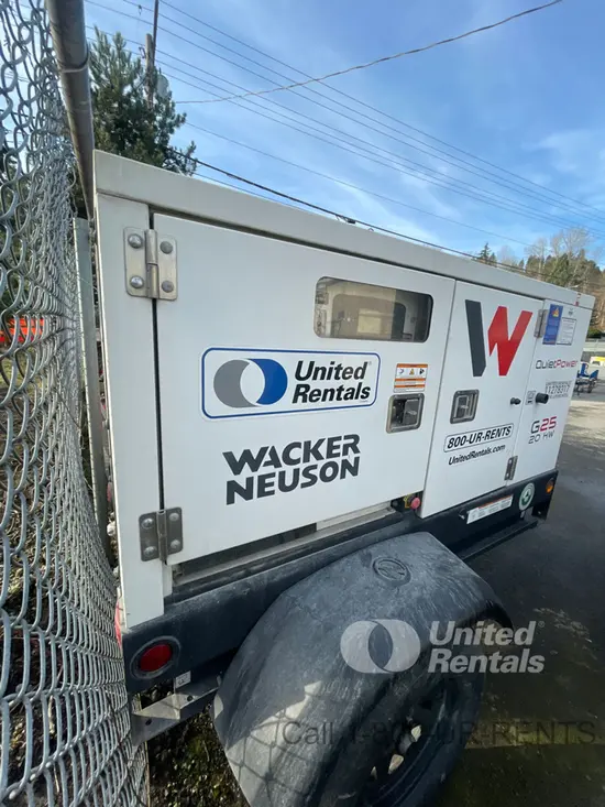 2021 Wacker Neuson G25 T4F Diesel Generator