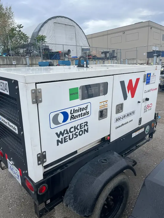 2021 Wacker Neuson G50 T4F Diesel Generator