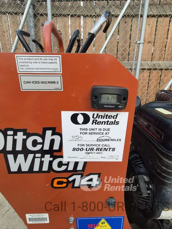 2018 Ditch Witch C14 Trencher