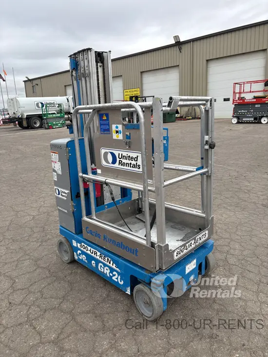 2018 Genie GR-20 Self-Propelled One-Person Lift