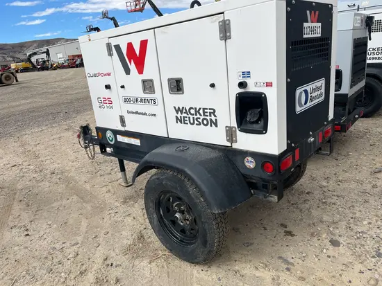 2023 Wacker Neuson G25 T4F Diesel Generator