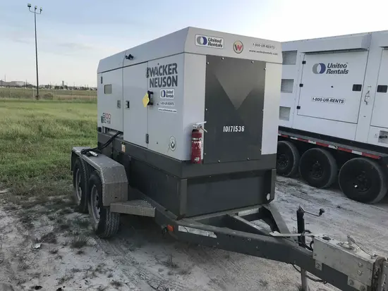 2013 Wacker Neuson G 100 Diesel Generator