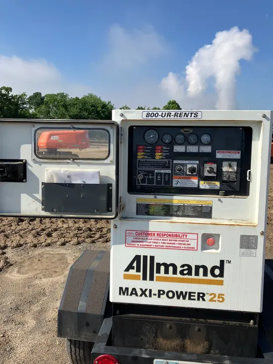 2018 Allmand MP25 Diesel Generator