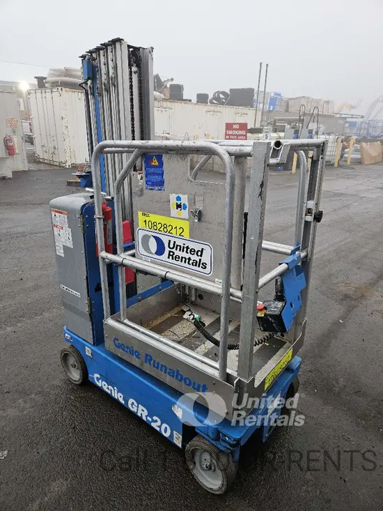 2019 Genie GR-20 Self-Propelled One-Person Lift