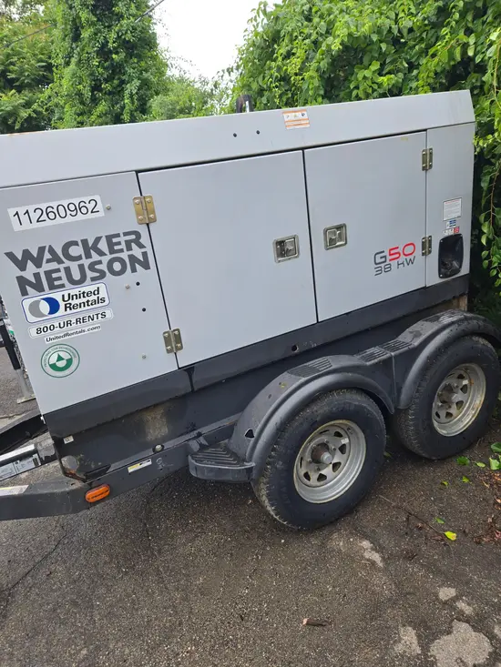 2021 Wacker Neuson G50 T4F Diesel Generator
