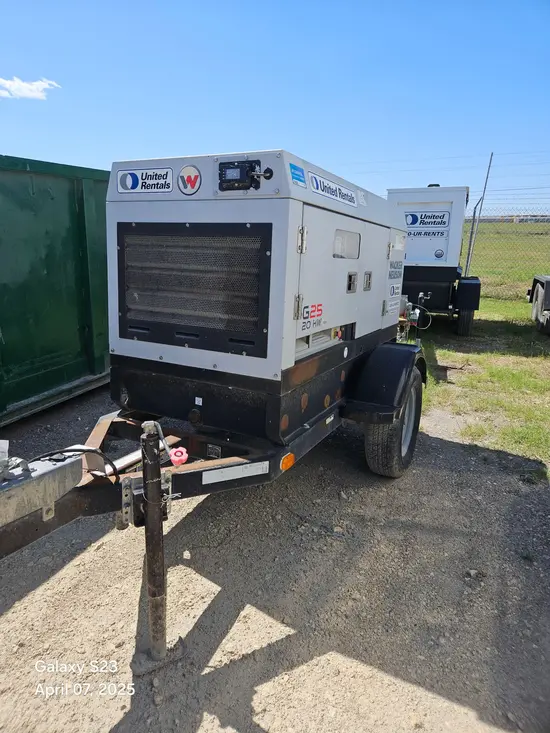 2017 Wacker Neuson G25 T4F Diesel Generator