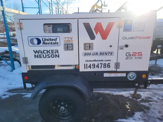 2022 Wacker Neuson G25 T4F Diesel Generator