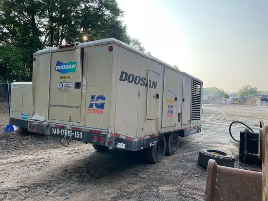2017 Doosan HP1600WCU-T4F Air Compressor