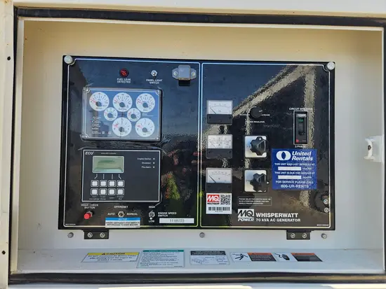 2021 Multiquip DCA70SSIU4F Diesel Generator