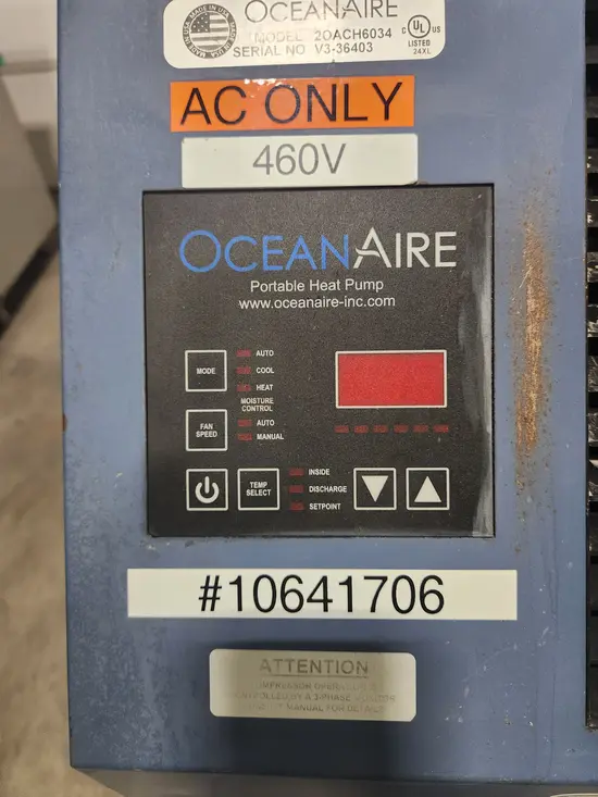 2017 OCEANAIRE 20ACH6034 Electric Heater