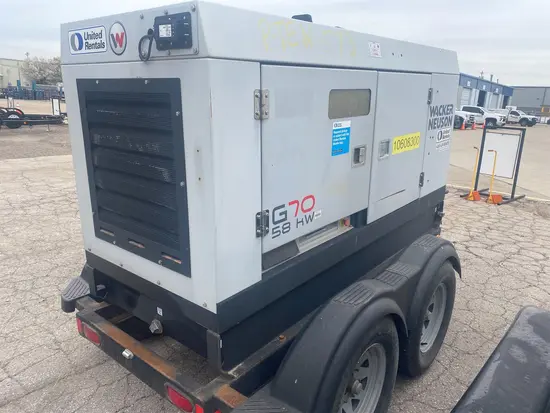 2017 Wacker Neuson G70 T4I Diesel Generator