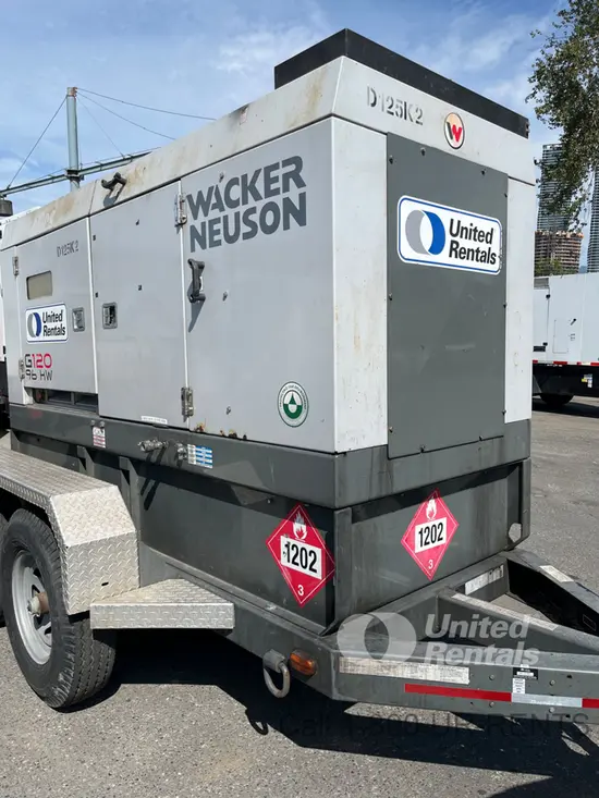 2016 Wacker Neuson G 120 Diesel Generator