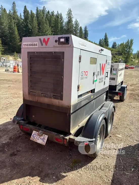 2019 Wacker Neuson G70 T4F Diesel Generator