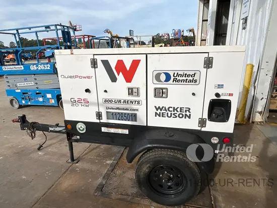 2021 Wacker Neuson G25 T4F Diesel Generator