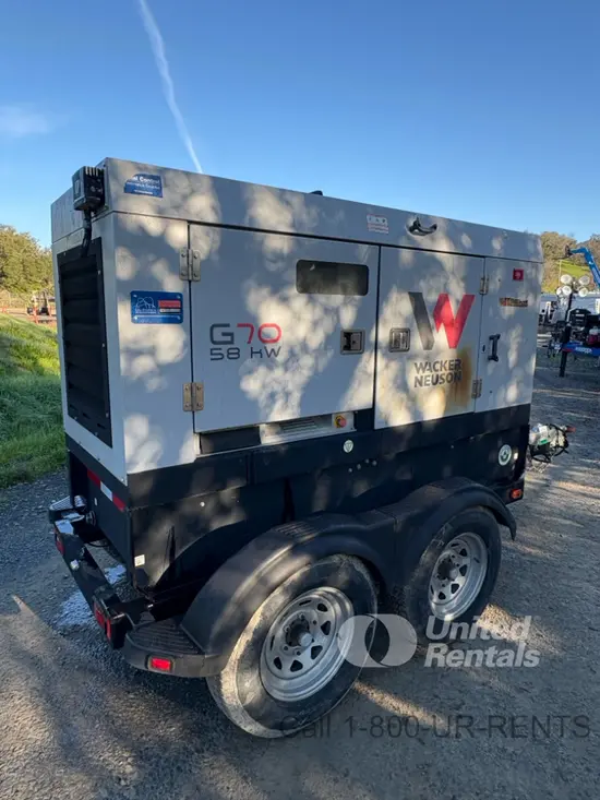 2019 Wacker Neuson G70 T4F Diesel Generator