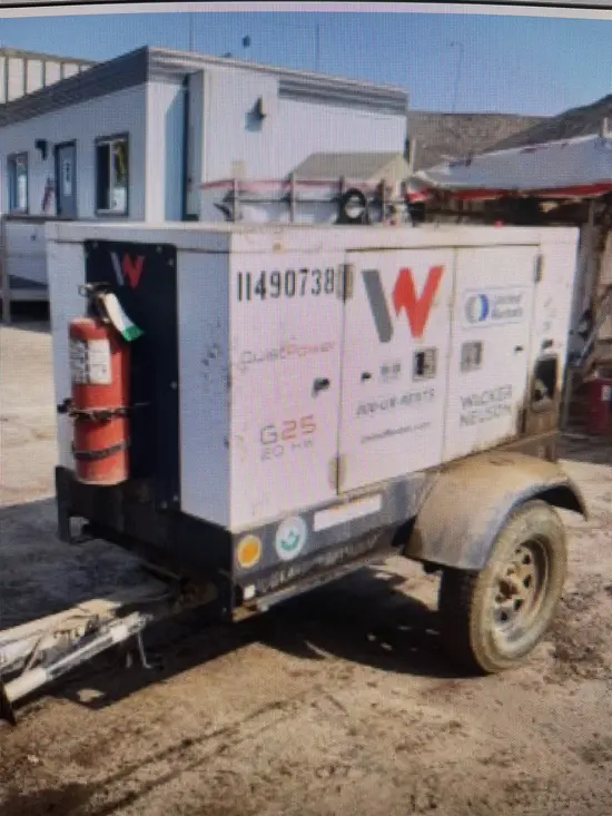 2022 Wacker Neuson G25 T4F Diesel Generator