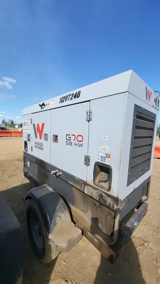 2021 Wacker Neuson G70 T4F Diesel Generator