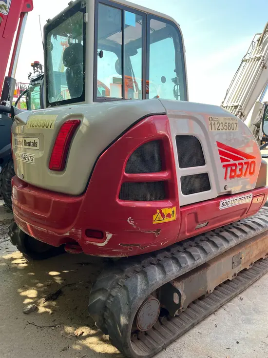 2021 Takeuchi TB370CR Mini Excavator