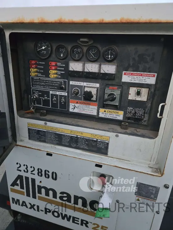 2019 Allmand MP25 Diesel Generator