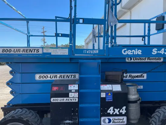 2016 Genie GS-4390 RT Rough Terrain Scissor Lift