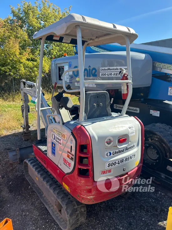 2021 Takeuchi TB216 Mini Excavator