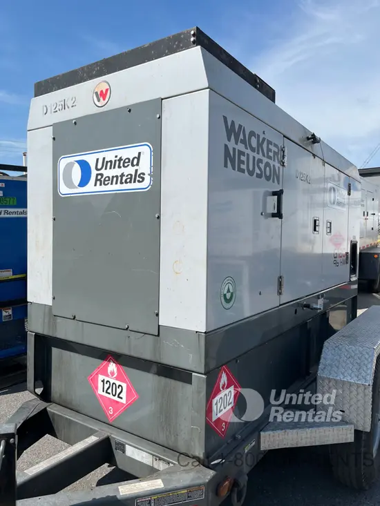 2016 Wacker Neuson G 120 Diesel Generator