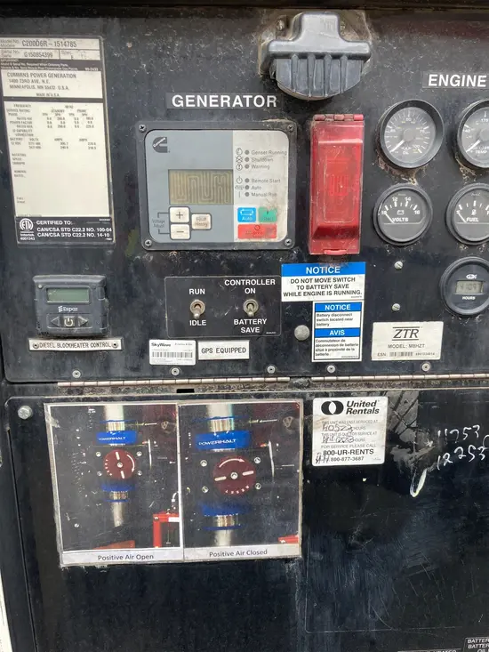 2015 Cummins C200 Diesel Generator