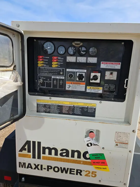2019 Allmand MP25 Diesel Generator